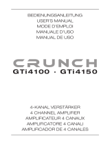 Audio Design GRUNCH GTi4100 Manual de usuario