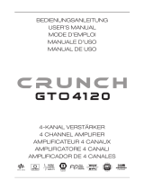 Crunch GTO4120 Manual de usuario