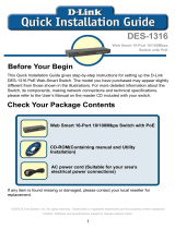 D-Link DES-1316 Guía de instalación