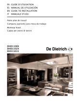 DeDietrich DHD1102X El manual del propietario