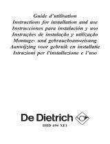 De Dietrich DHD694XE1 El manual del propietario