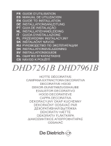 DeDietrich DHD7261B Guía de instalación