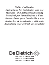 DeDietrich DHG577XP1 Instrucciones de operación