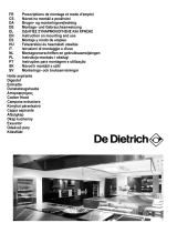 DeDietrich PLATINUM DHT1146X Instrucciones de operación