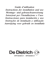 De Dietrich HN4646E1 El manual del propietario