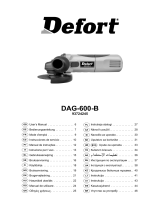 Defort DAG-600-B El manual del propietario