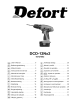 Defort DCD-12Nx2 El manual del propietario