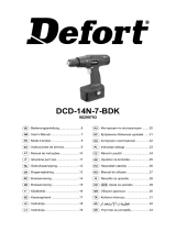 Defort DCD-14N-7-BDK Manual de usuario