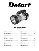 Defort DDL-40-CAMP El manual del propietario