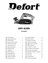 Defort DEP-820N El manual del propietario