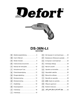 Defort DS-36N-LT Manual de usuario