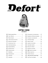 Defort DPW-1850 El manual del propietario
