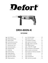 Defort DRH-800N-K El manual del propietario