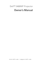 Dell 3400MP Projector El manual del propietario