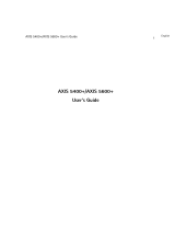 Axis AXIS 5600+ Manual de usuario