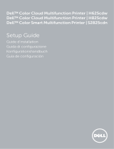 Dell H825cdw Cloud MFP Laser Printer Guía de inicio rápido