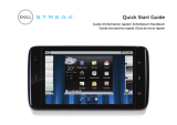 Dell Streak Mobile froyo Guía de inicio rápido