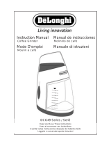 DeLonghi Coffee Grinder DCG49 Series Manual de usuario