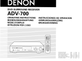 Denon ADV-700 El manual del propietario