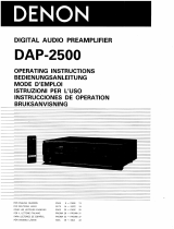 Denon DAP-2500 El manual del propietario