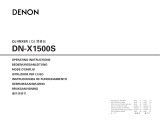 Denon DN-X1500S Manual de usuario