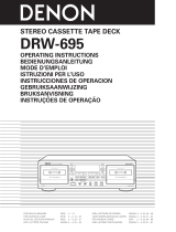 Denon DRW-695 Instrucciones de operación