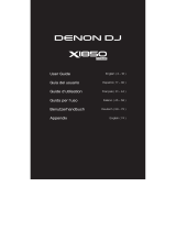 Denon DJ X1850 Prime Professional 4-Channel DJ Club Mixer Manual de usuario