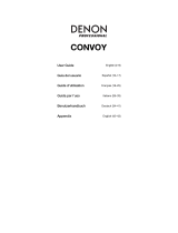 Denon Pro­fes­sional Convoy Manual de usuario