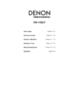 Denon Pro­fes­sional Denon DN-108LF Manual de usuario