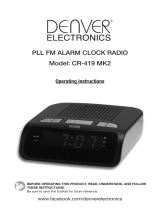 Denver Electronics CR-419MK2 Manual de usuario