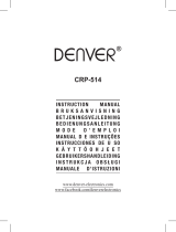 Denver CRP-514 Manual de usuario