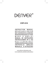 Denver CRP-618 Manual de usuario