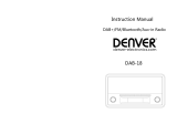 Denver DAB-18 Manual de usuario