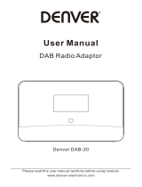Denver DAB-20 Manual de usuario
