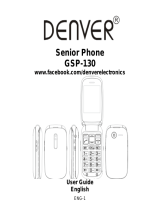 Denver GSP-130BLACK Manual de usuario