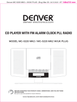 Denver CD Player Manual de usuario