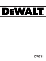 DeWalt Tisch-, Kapp- und Gehrungssäge DW 711 Manual de usuario