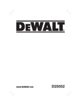 DeWalt D25052K Guía del usuario