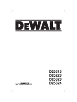 DeWalt D25223K Manual de usuario