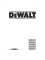 DeWalt D25501 El manual del propietario