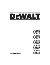 DeWalt DC820 El manual del propietario