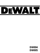 DeWalt DW004K El manual del propietario