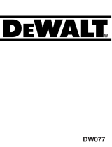 DeWalt DW077 Ficha de datos