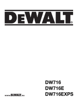 DeWalt DW716E El manual del propietario