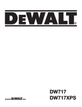 DeWalt DW717XPS T 3 El manual del propietario