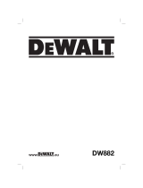 DeWalt DW882 Manual de usuario