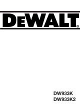 DeWalt DW933K Manual de usuario