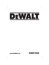 DeWalt DWE1622 Manual de usuario