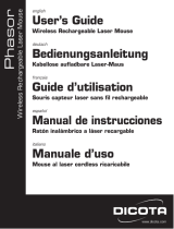 Dicota Phasor Manual de usuario