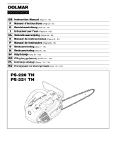 Dolmar PS-220 TH, PS-221 TH Manual de usuario